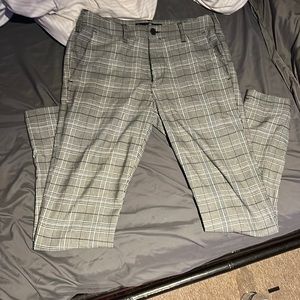 Hollister plaid chinos